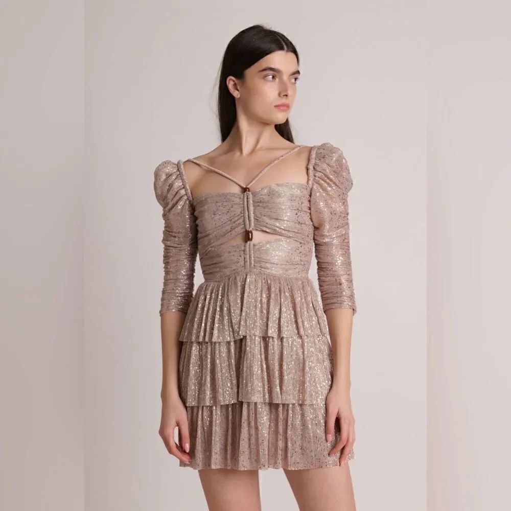 Sabina Musayev
Liberty Short Dress With Cut Out/ size M